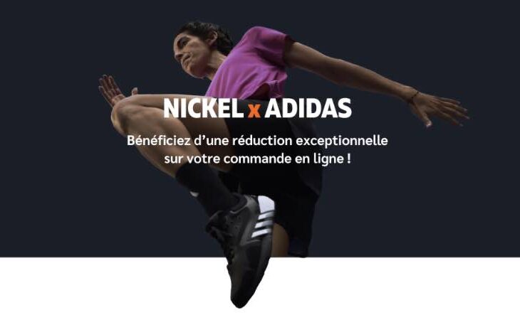 Nickel en collab avec Adidas : jusqu’à -30% de réduction