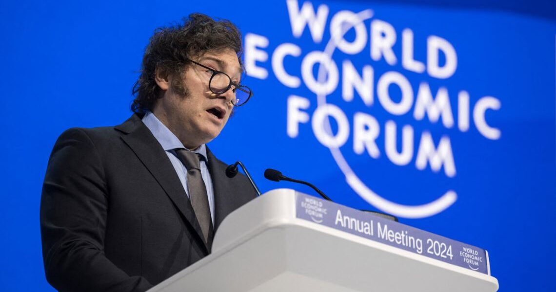 Javier Milei condamne le socialisme au WEF de Davos