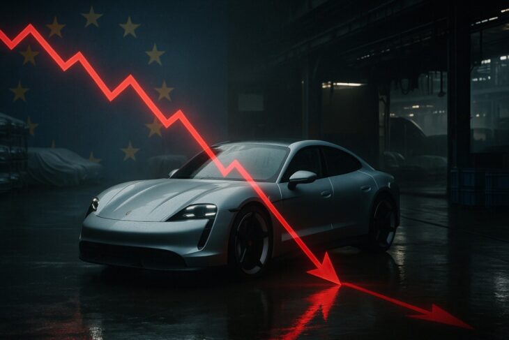 La chute de Porsche et l’automobile européenne face à l’addition du tout‑électrique