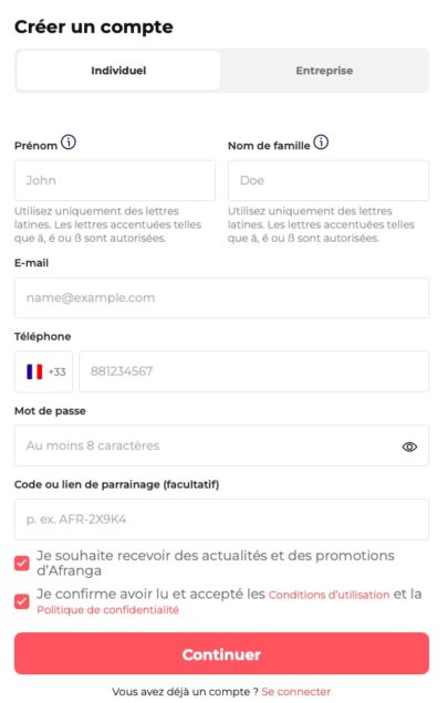 afranga-ouvrir-un-compte.